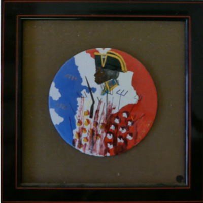 Toussaint Louverture par C Gold Dalq peinture sur email H 33 L 33 .png