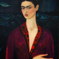 Frida Kahlo - Autoportrait à la robe de velours (1926).jpg