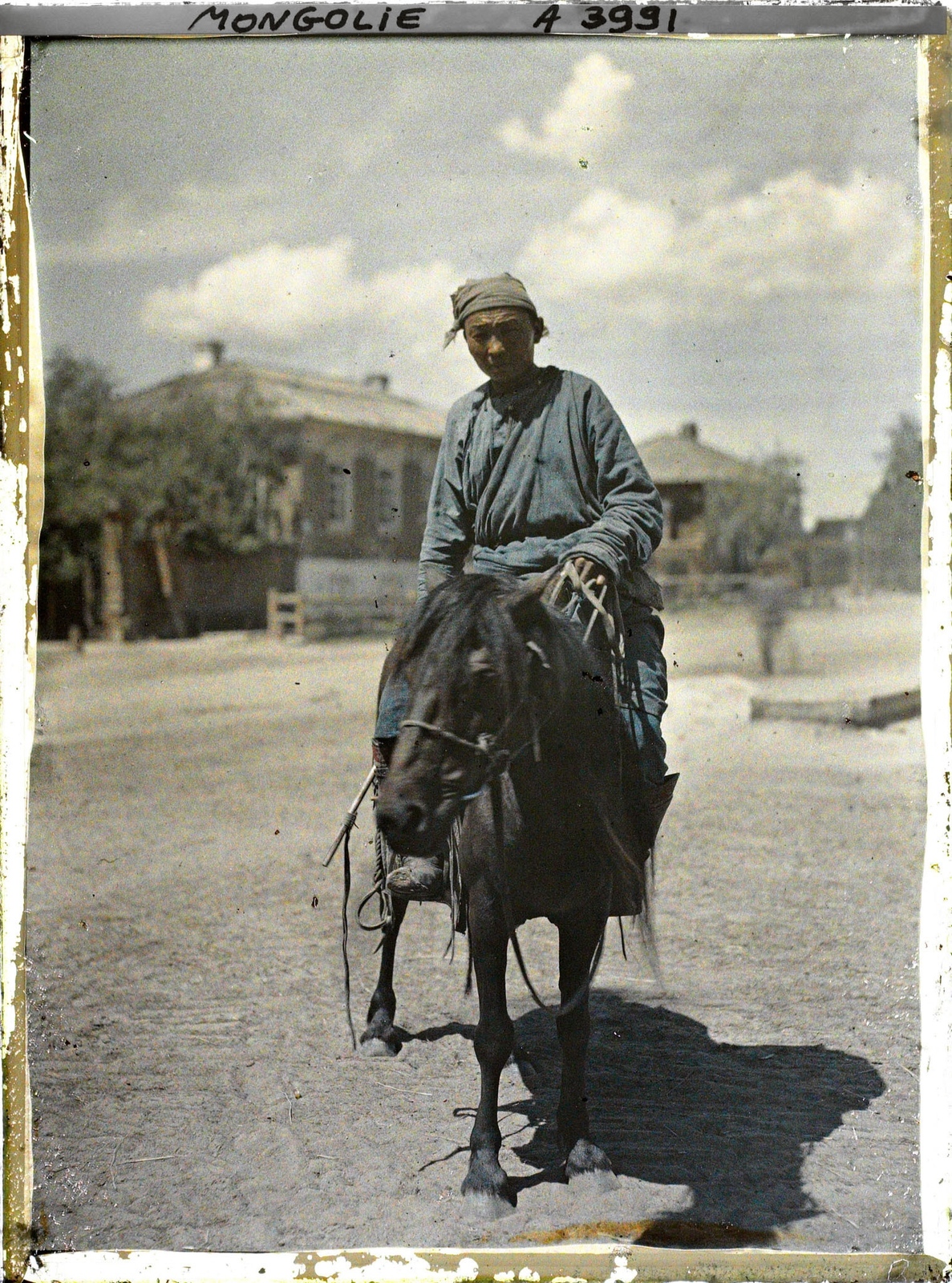 Portrait d'un cavalier bouriate (?)