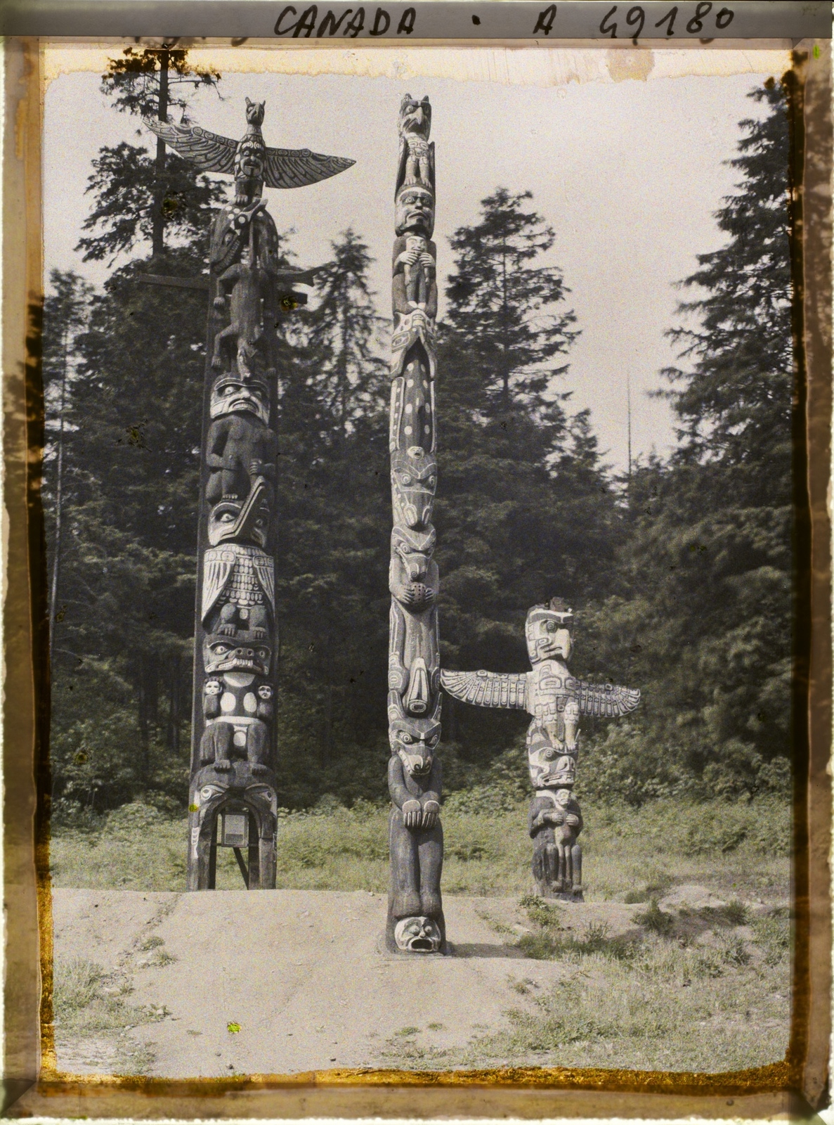 Canada, Vancouver, Totems