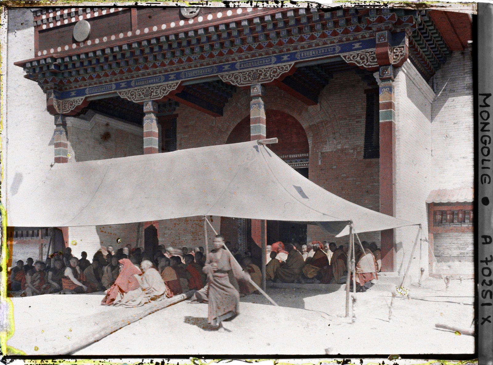 Autochromes prises par Stéphane Passet lors de ses voyages en Mongolie