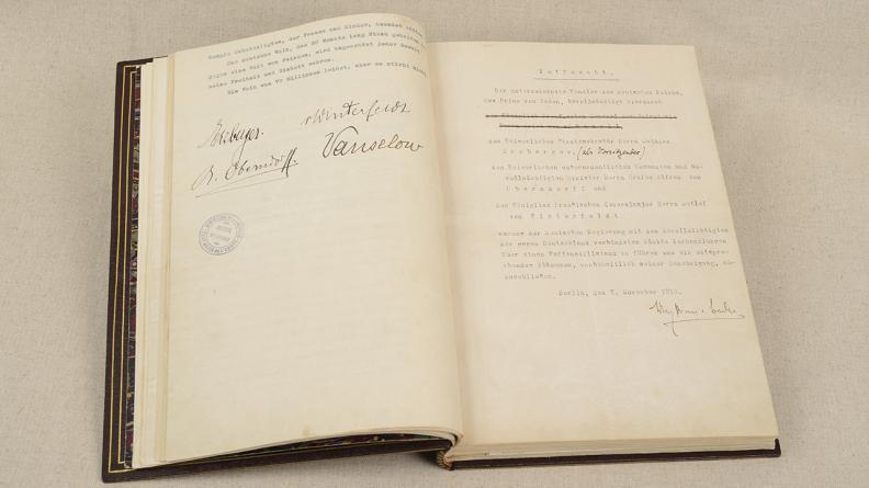 Signature de l'armistice