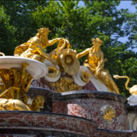 Vue d'ensemble du Buffet d'Eau après restauration